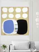 Luna Azul II by Mary Calkins on GIANT ART - blue abstract