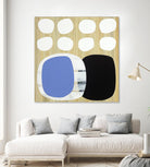 Luna Azul II by Mary Calkins on GIANT ART - blue abstract