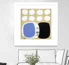 Luna Azul II by Mary Calkins on GIANT ART - blue abstract