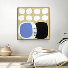 Luna Azul II by Mary Calkins on GIANT ART - blue abstract