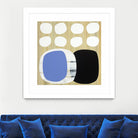 Luna Azul II by Mary Calkins on GIANT ART - blue abstract