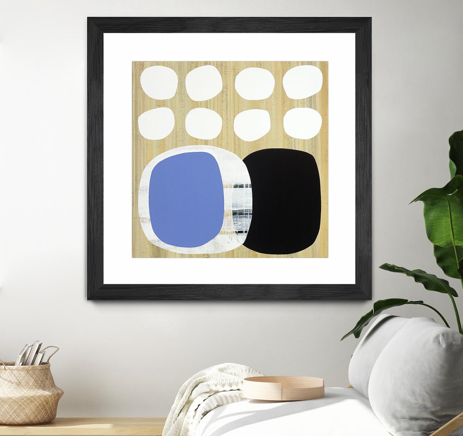 Luna Azul II by Mary Calkins on GIANT ART - blue abstract