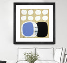 Luna Azul II by Mary Calkins on GIANT ART - blue abstract