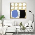 Luna Azul II by Mary Calkins on GIANT ART - blue abstract