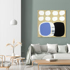 Luna Azul II by Mary Calkins on GIANT ART - blue abstract