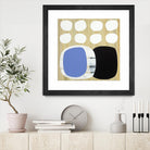 Luna Azul II by Mary Calkins on GIANT ART - blue abstract