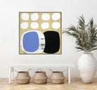 Luna Azul II by Mary Calkins on GIANT ART - blue abstract