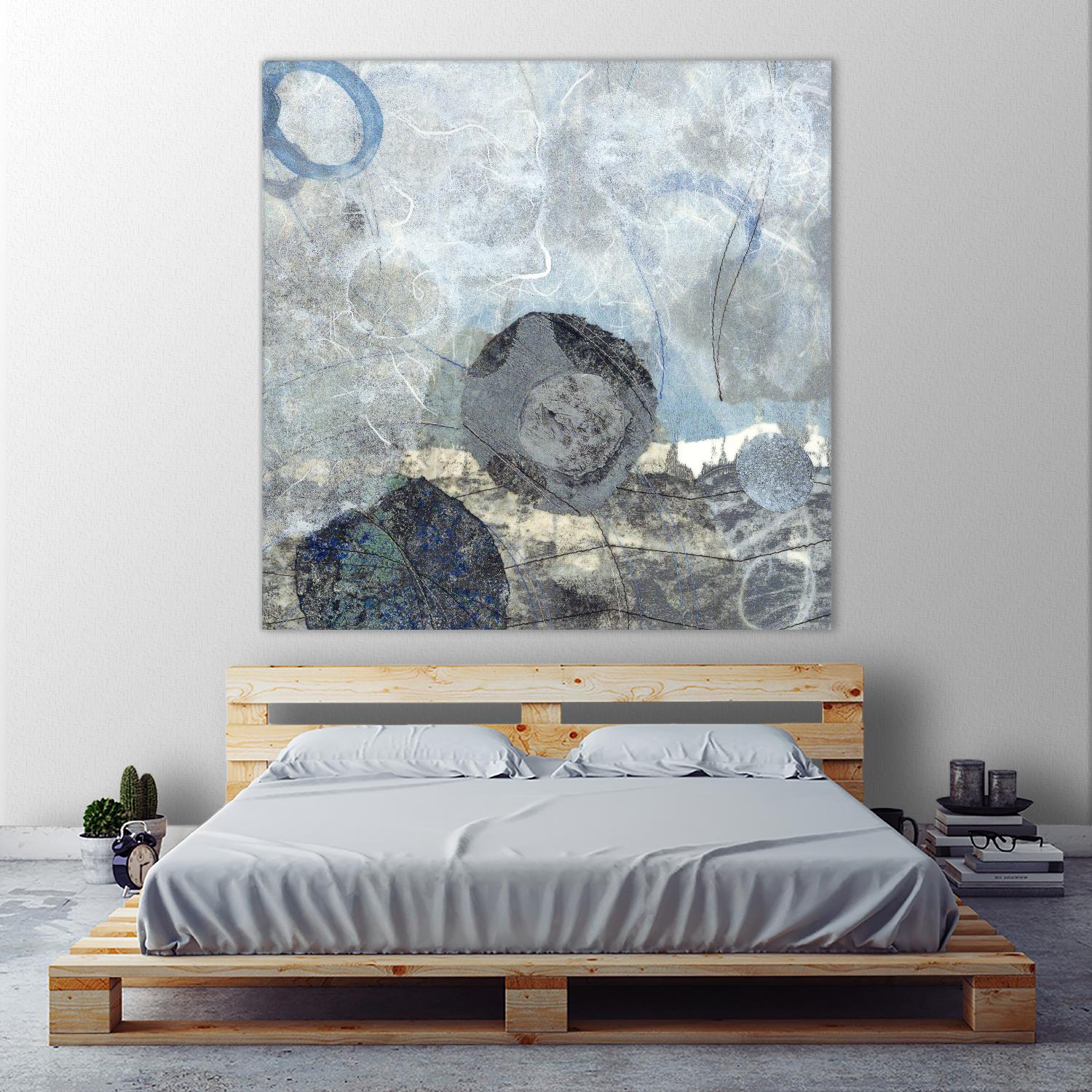 Pathways II: Wave by David Owen Hastings on GIANT ART - blue abstract