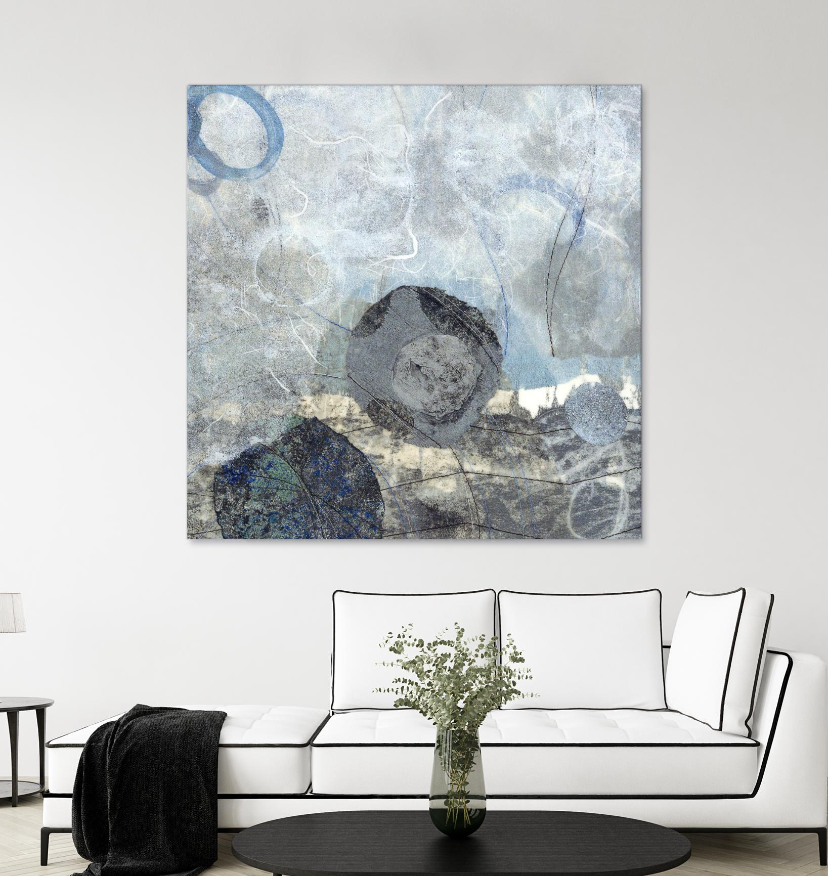 Pathways II: Wave by David Owen Hastings on GIANT ART - blue abstract