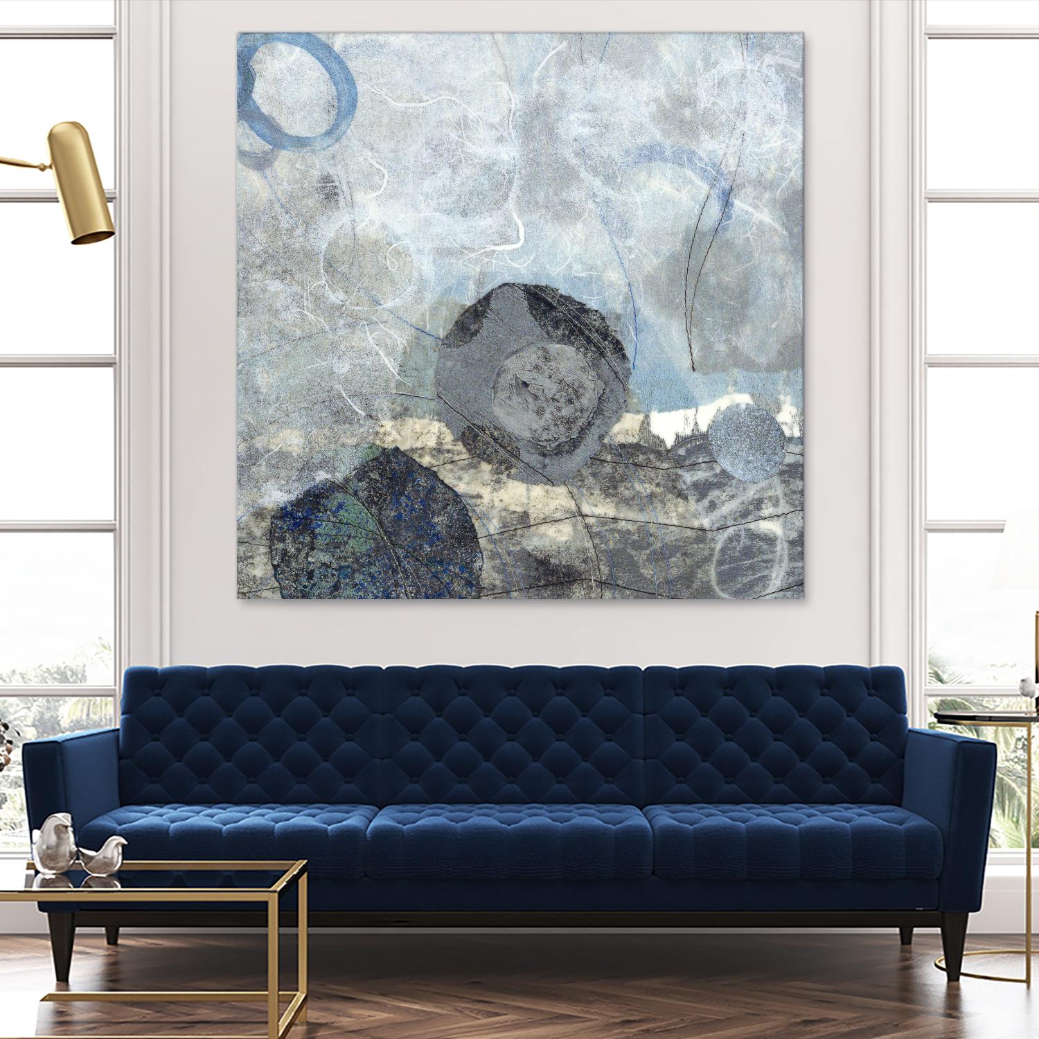 Pathways II: Wave by David Owen Hastings on GIANT ART - blue abstract