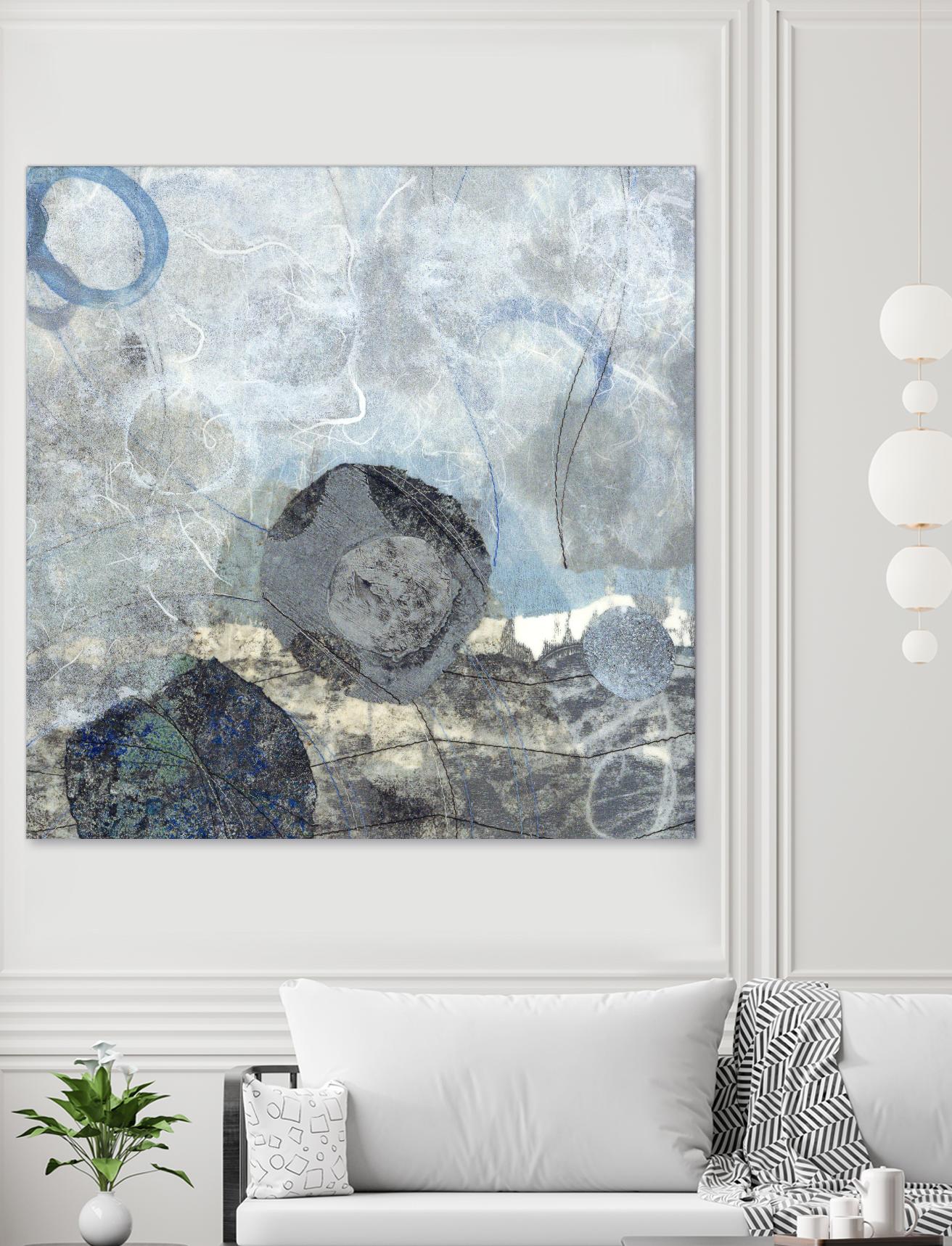 Pathways II: Wave by David Owen Hastings on GIANT ART - blue abstract