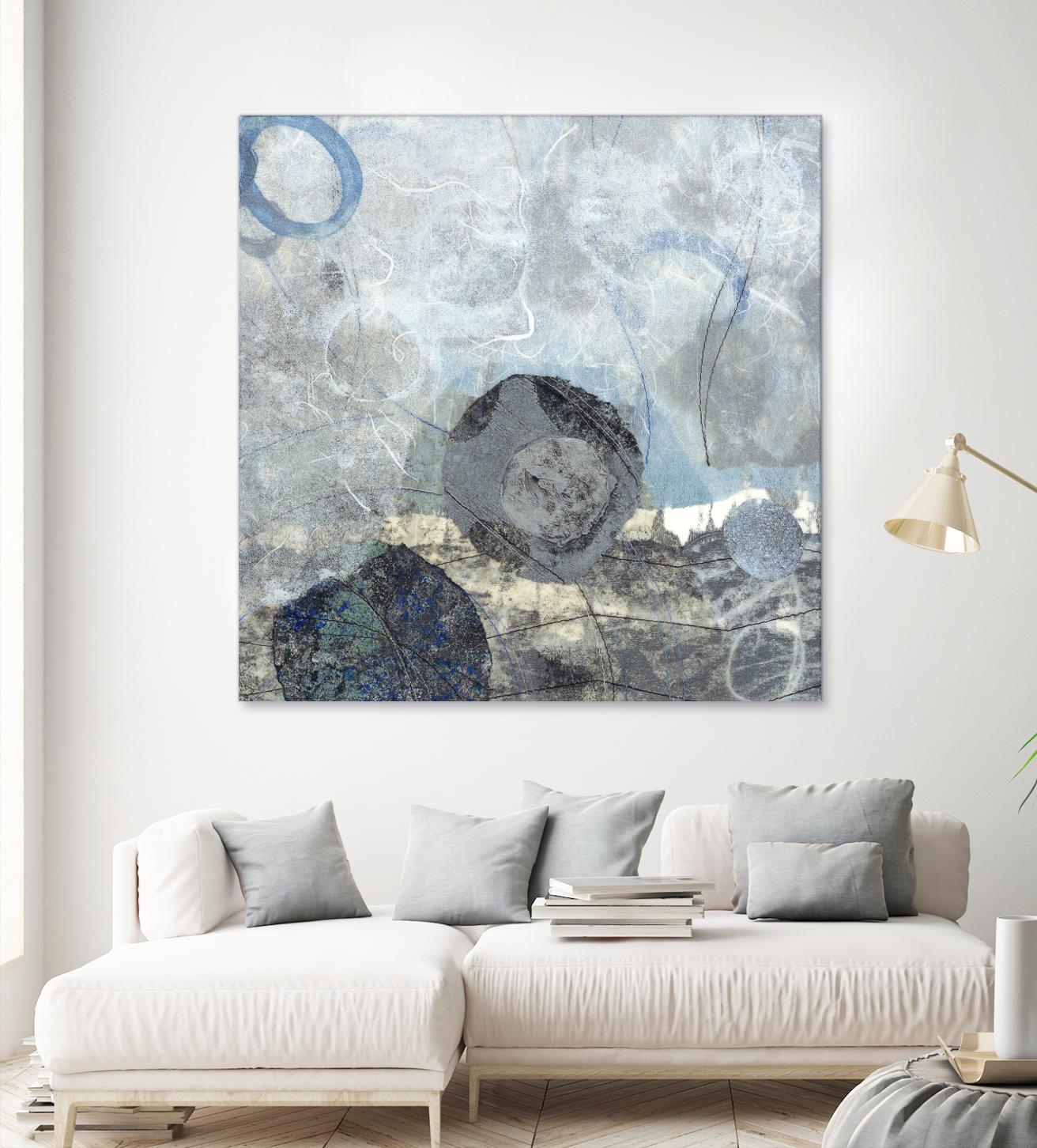 Pathways II: Wave by David Owen Hastings on GIANT ART - blue abstract