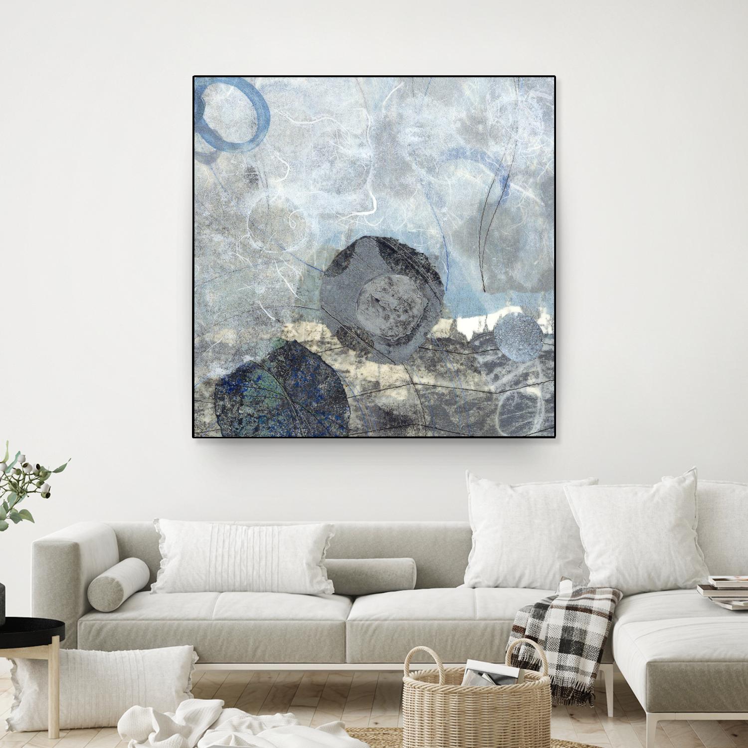 Pathways II: Wave by David Owen Hastings on GIANT ART - blue abstract