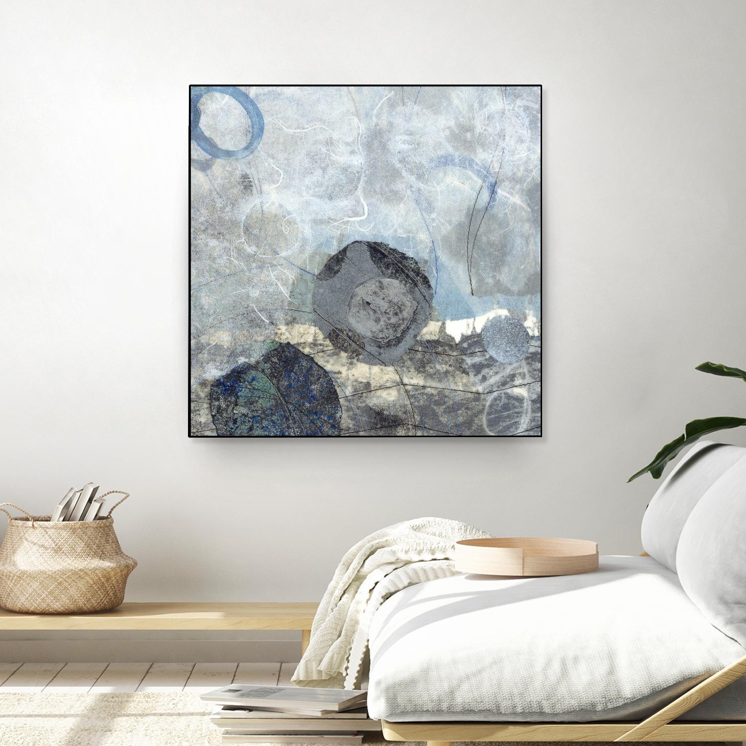 Pathways II: Wave by David Owen Hastings on GIANT ART - blue abstract