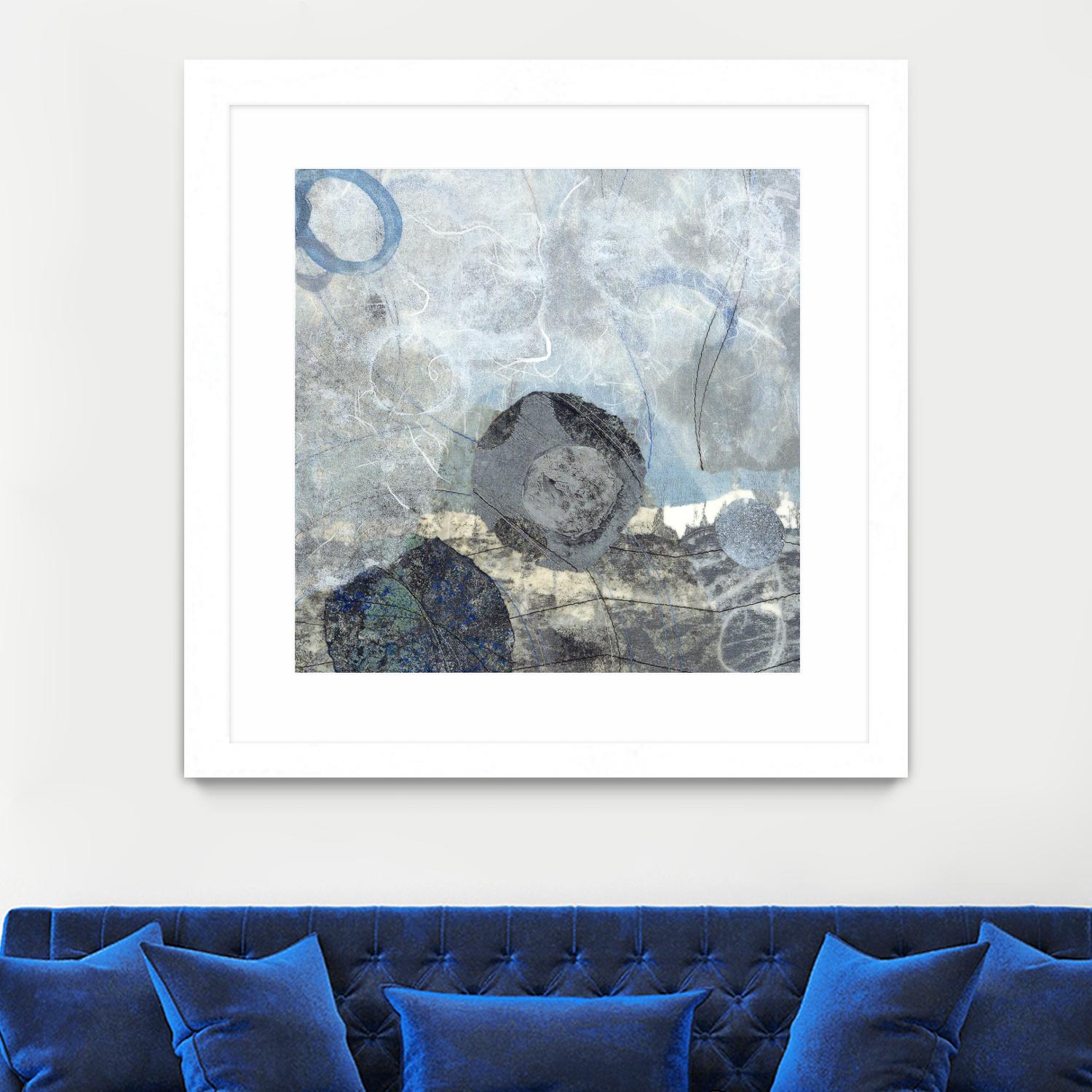 Pathways II: Wave by David Owen Hastings on GIANT ART - blue abstract