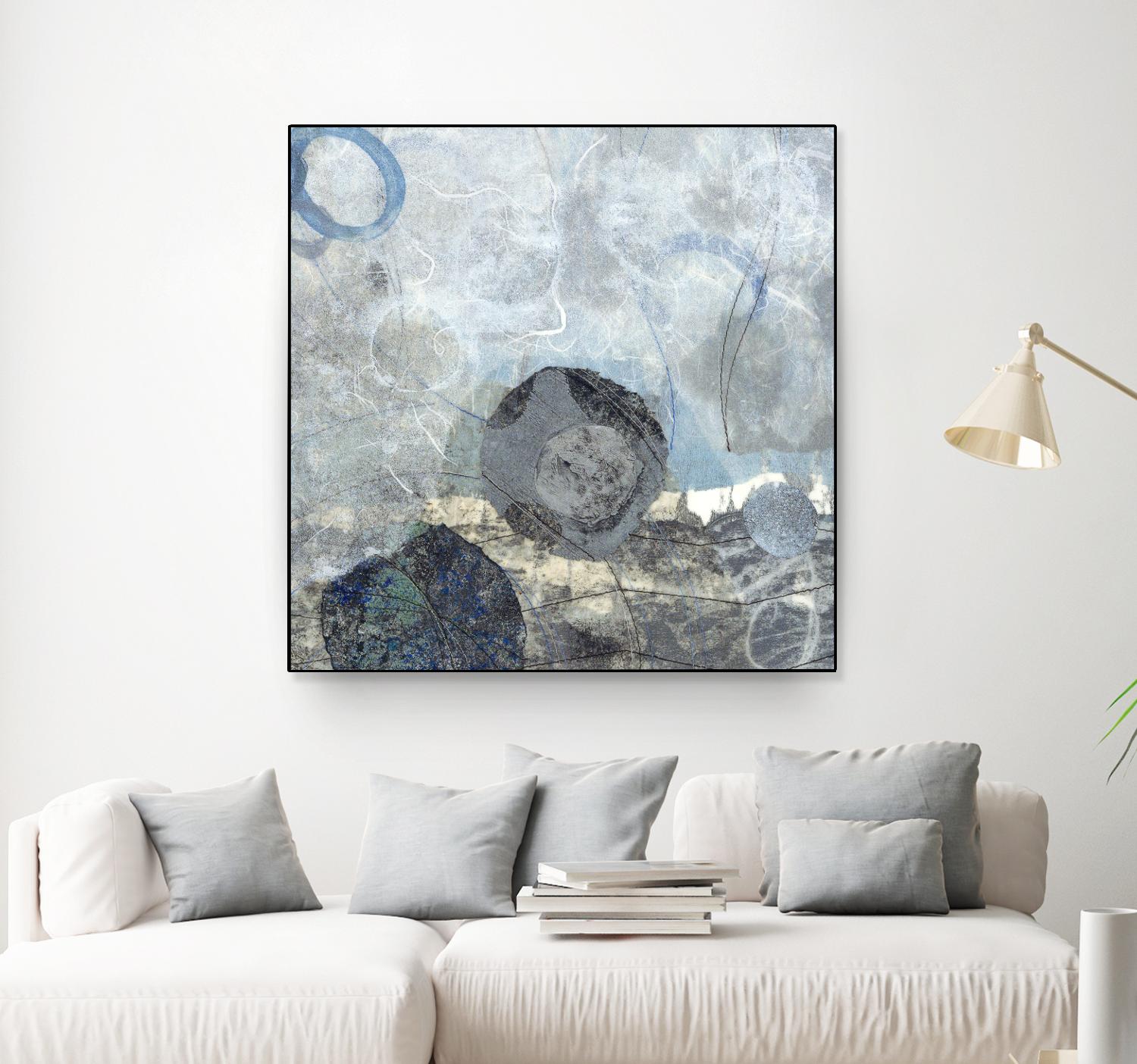 Pathways II: Wave by David Owen Hastings on GIANT ART - blue abstract