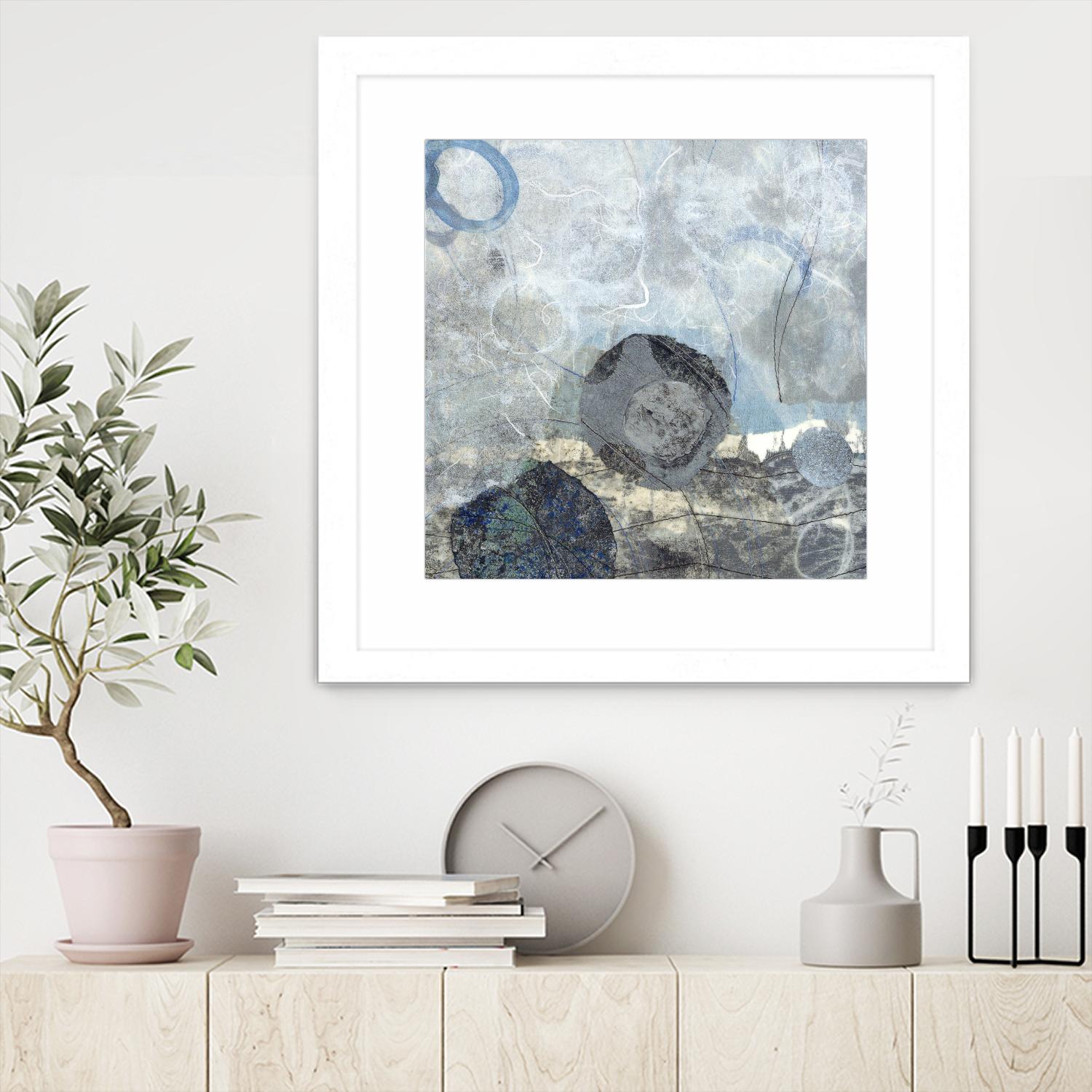 Pathways II: Wave by David Owen Hastings on GIANT ART - blue abstract