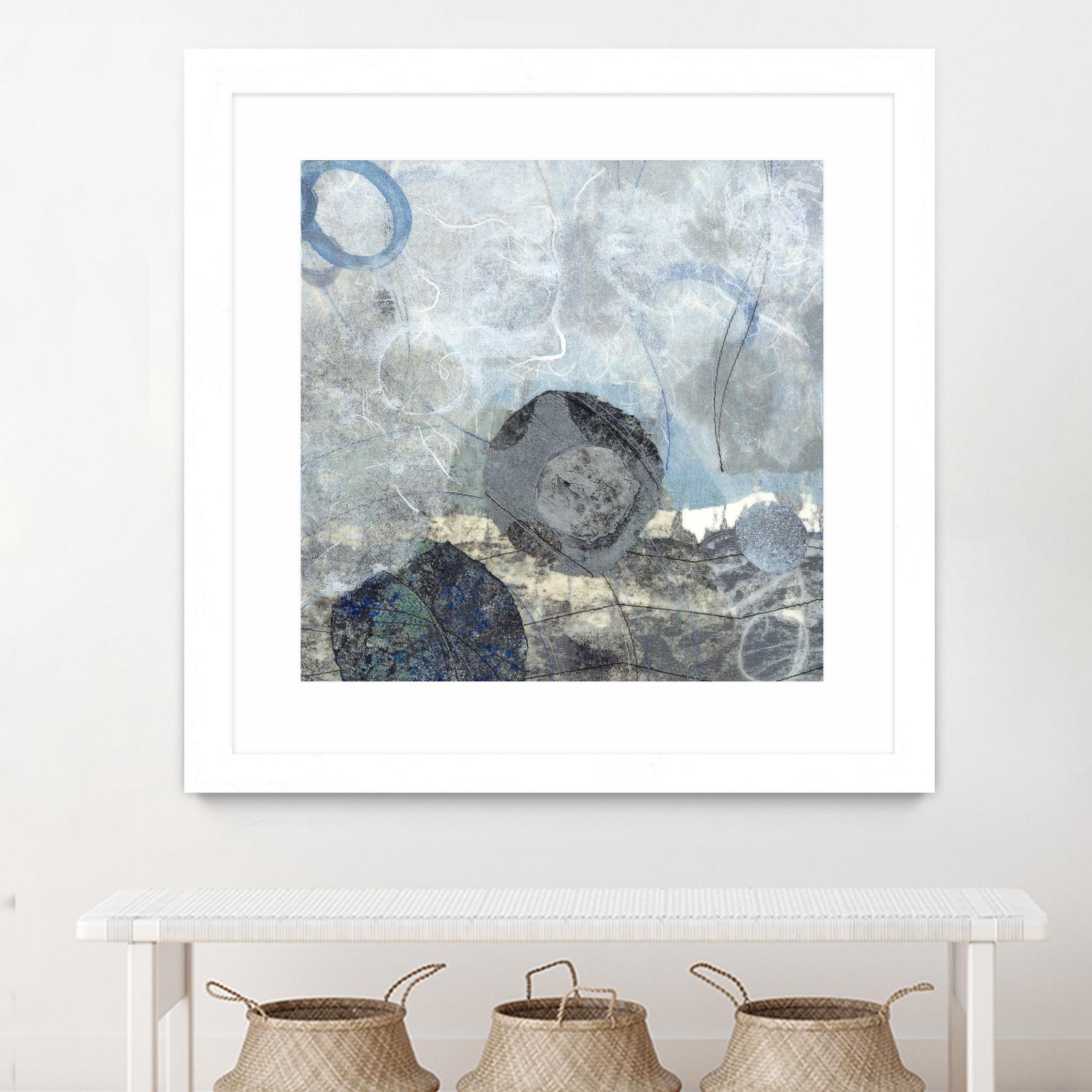 Pathways II: Wave by David Owen Hastings on GIANT ART - blue abstract