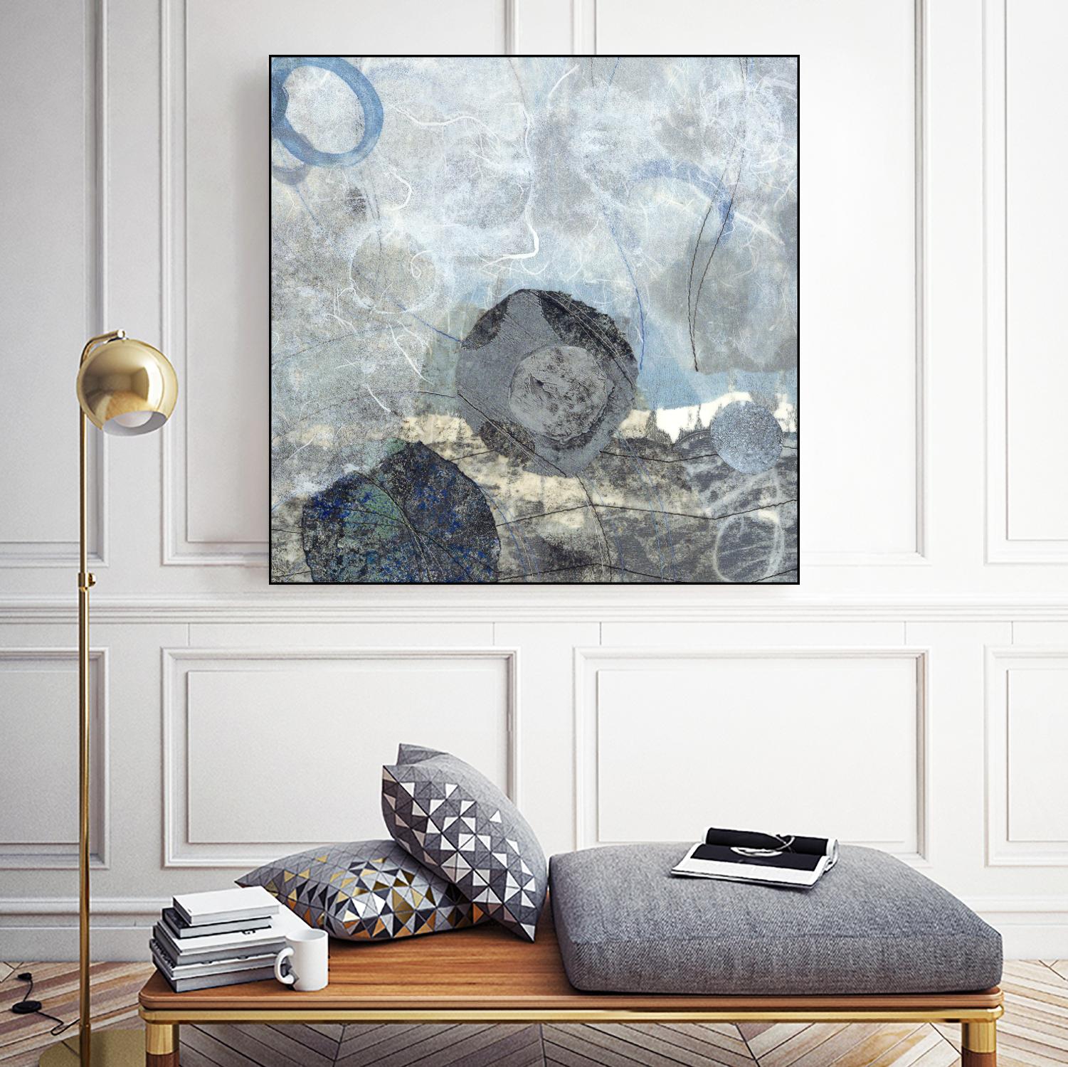 Pathways II: Wave by David Owen Hastings on GIANT ART - blue abstract