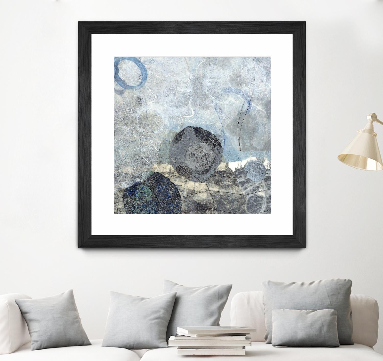 Pathways II: Wave by David Owen Hastings on GIANT ART - blue abstract