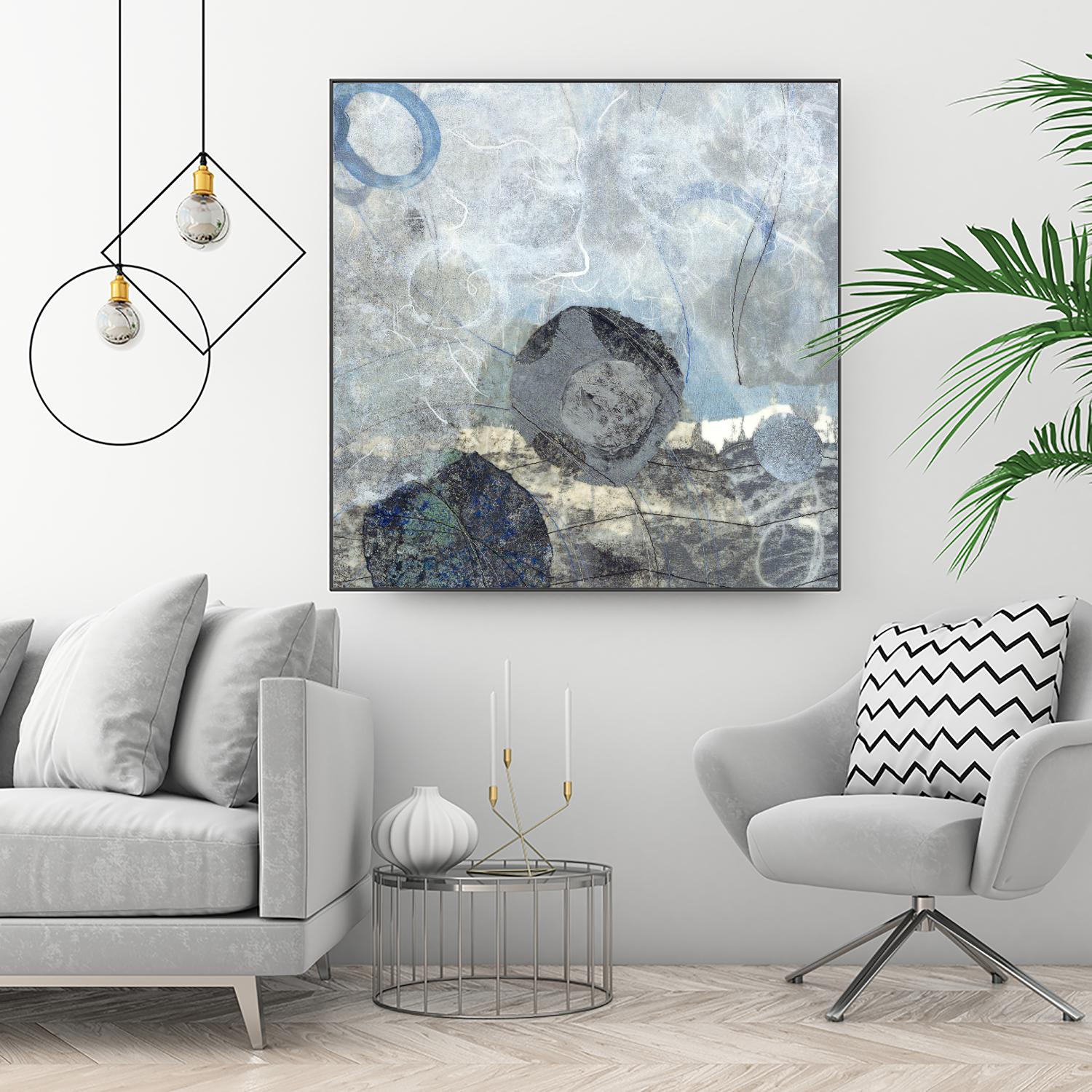 Pathways II: Wave by David Owen Hastings on GIANT ART - blue abstract