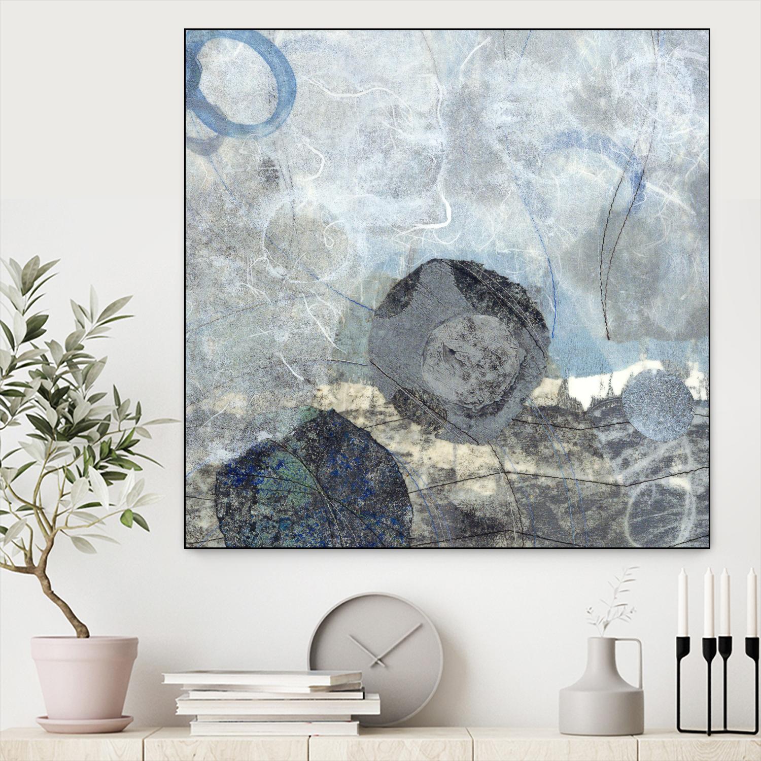 Pathways II: Wave by David Owen Hastings on GIANT ART - blue abstract