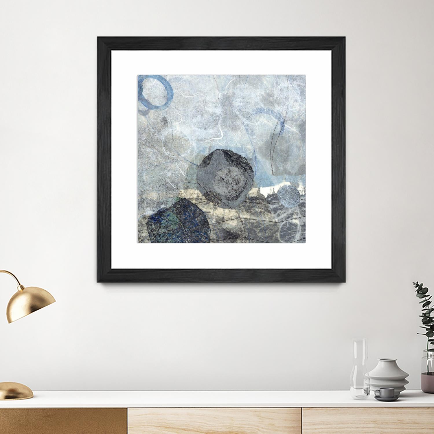 Pathways II: Wave by David Owen Hastings on GIANT ART - blue abstract