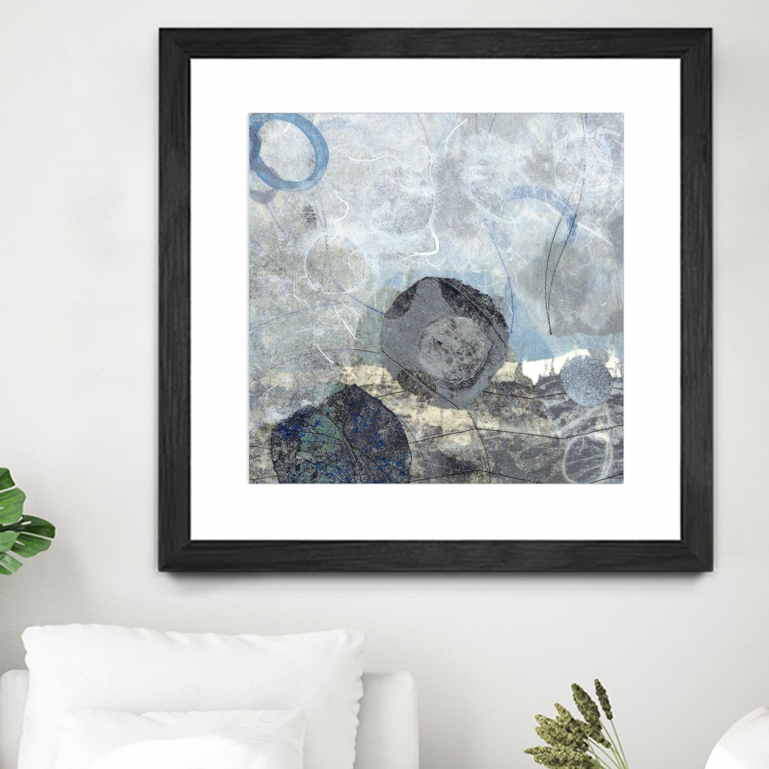 Pathways II: Wave by David Owen Hastings on GIANT ART - blue abstract