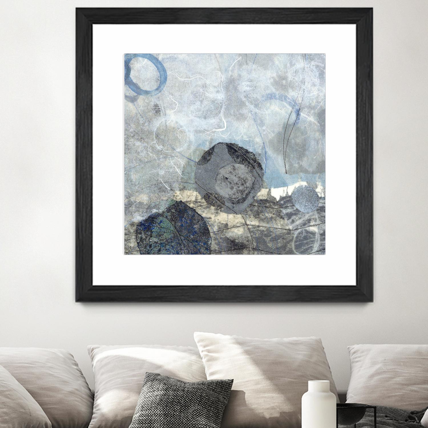 Pathways II: Wave by David Owen Hastings on GIANT ART - blue abstract