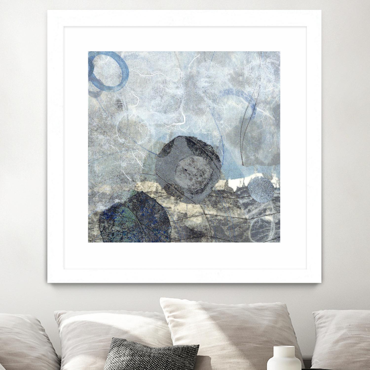 Pathways II: Wave by David Owen Hastings on GIANT ART - blue abstract