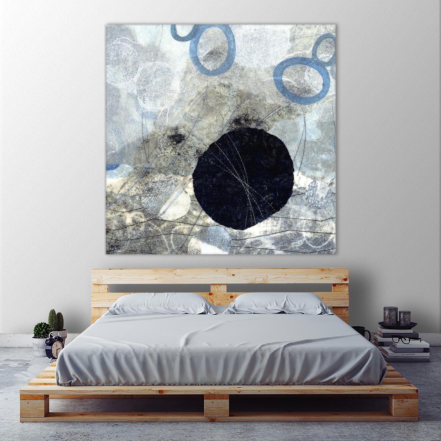 Pathways II: Crash by David Owen Hastings on GIANT ART - blue abstract