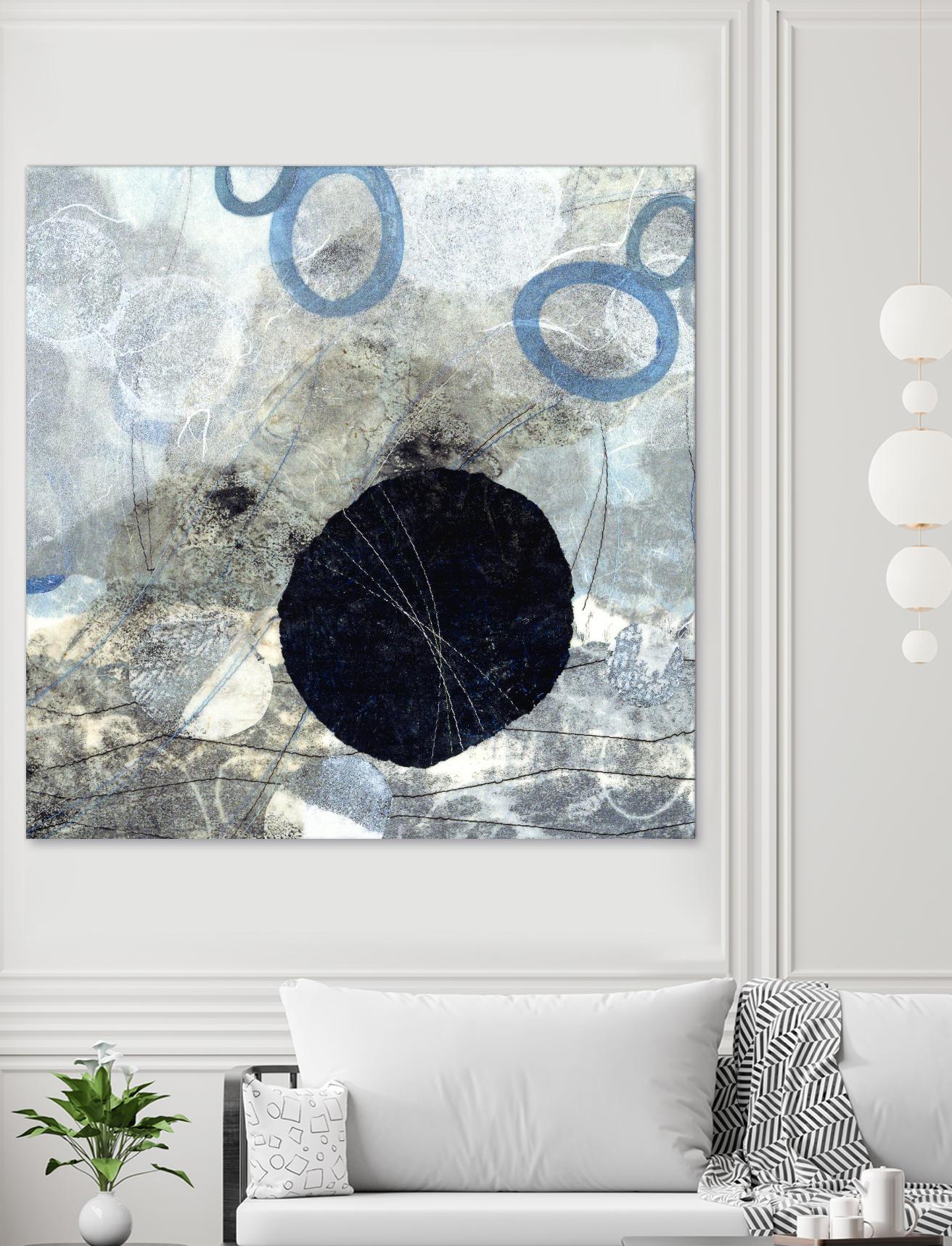 Pathways II: Crash by David Owen Hastings on GIANT ART - blue abstract