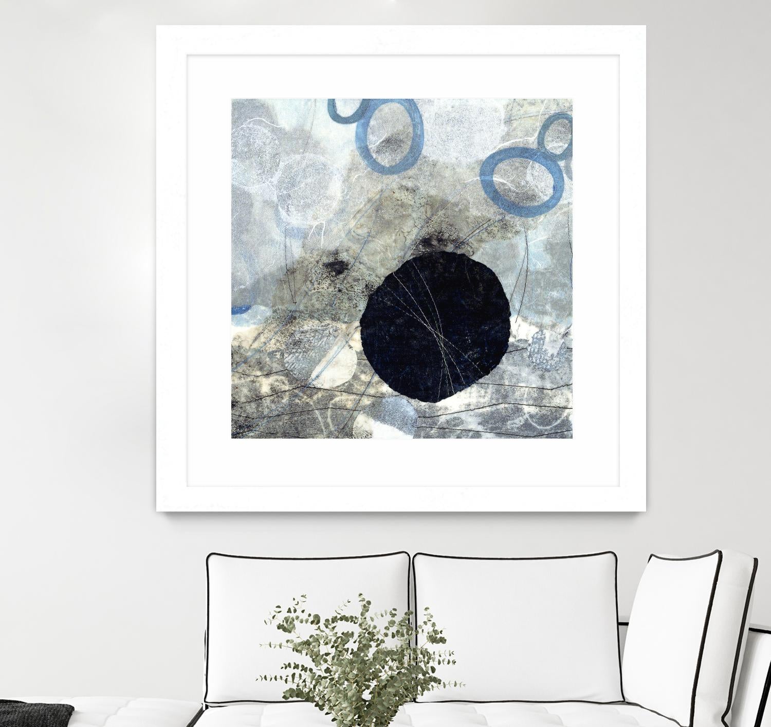 Pathways II: Crash by David Owen Hastings on GIANT ART - blue abstract