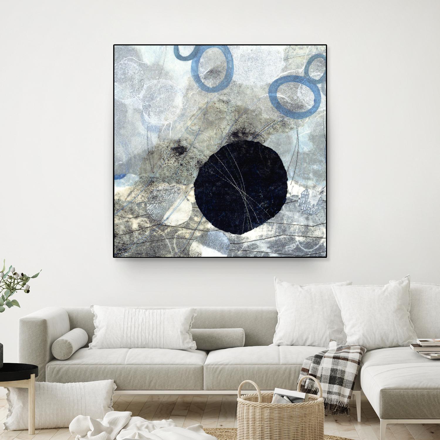Pathways II: Crash by David Owen Hastings on GIANT ART - blue abstract