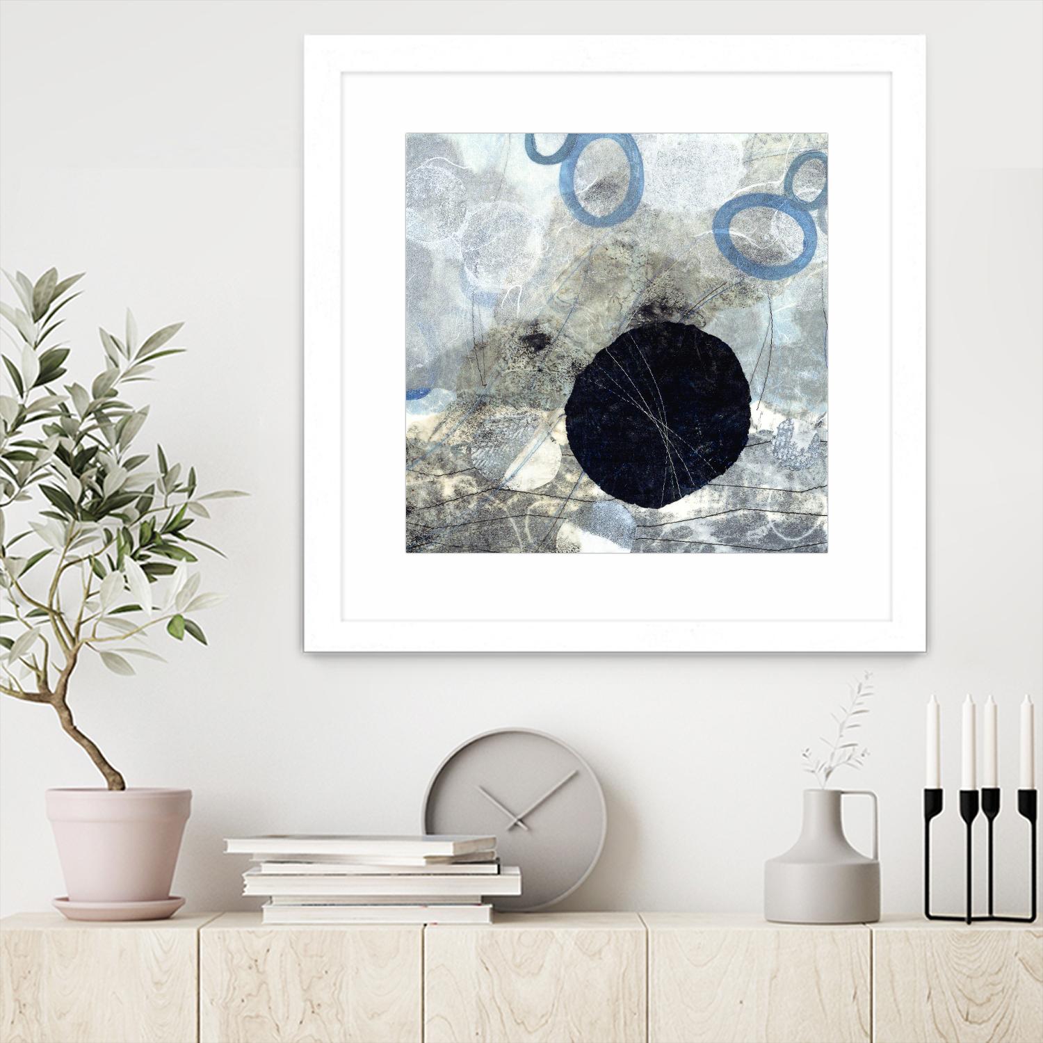 Pathways II: Crash by David Owen Hastings on GIANT ART - blue abstract