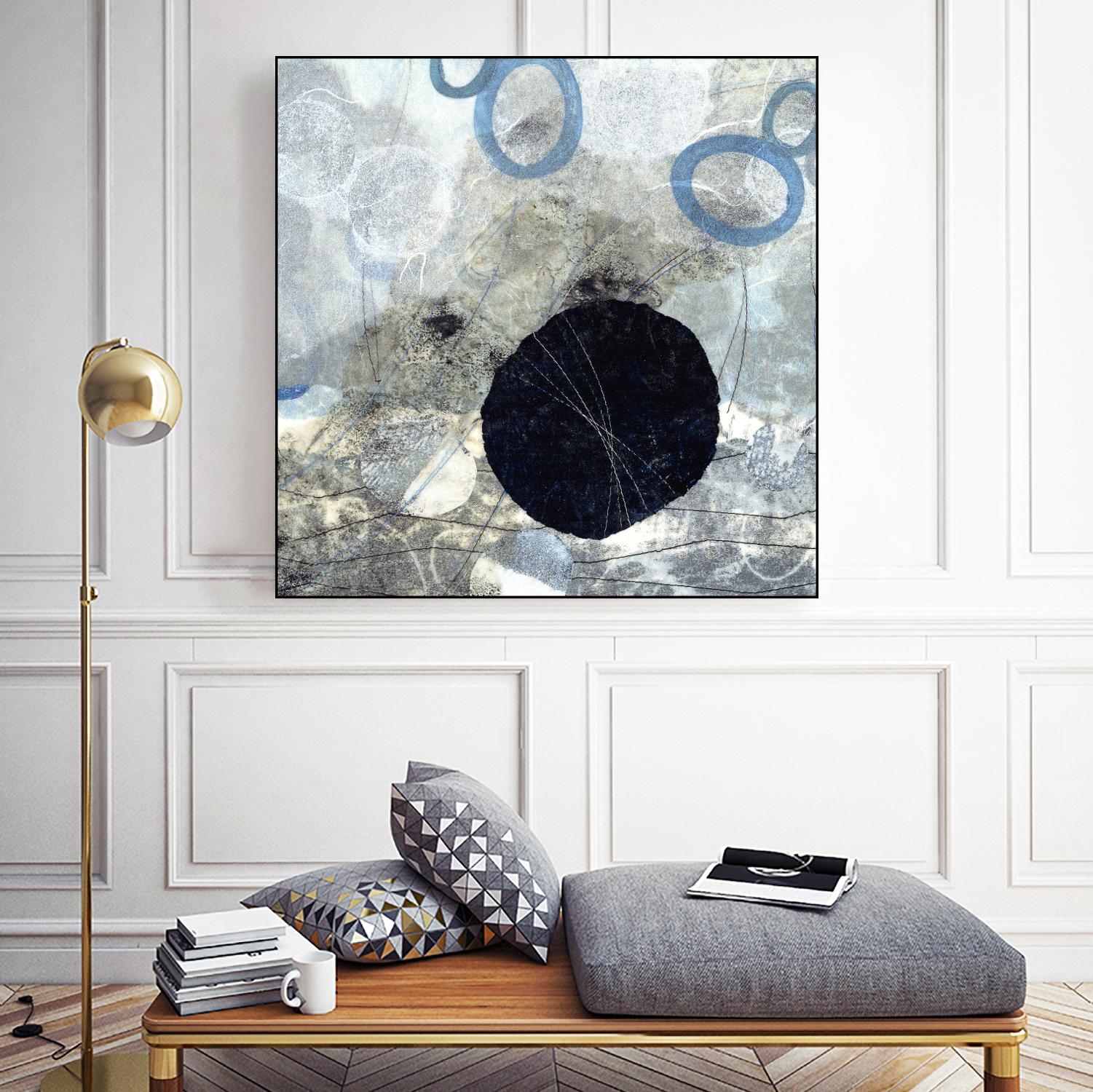 Pathways II: Crash by David Owen Hastings on GIANT ART - blue abstract