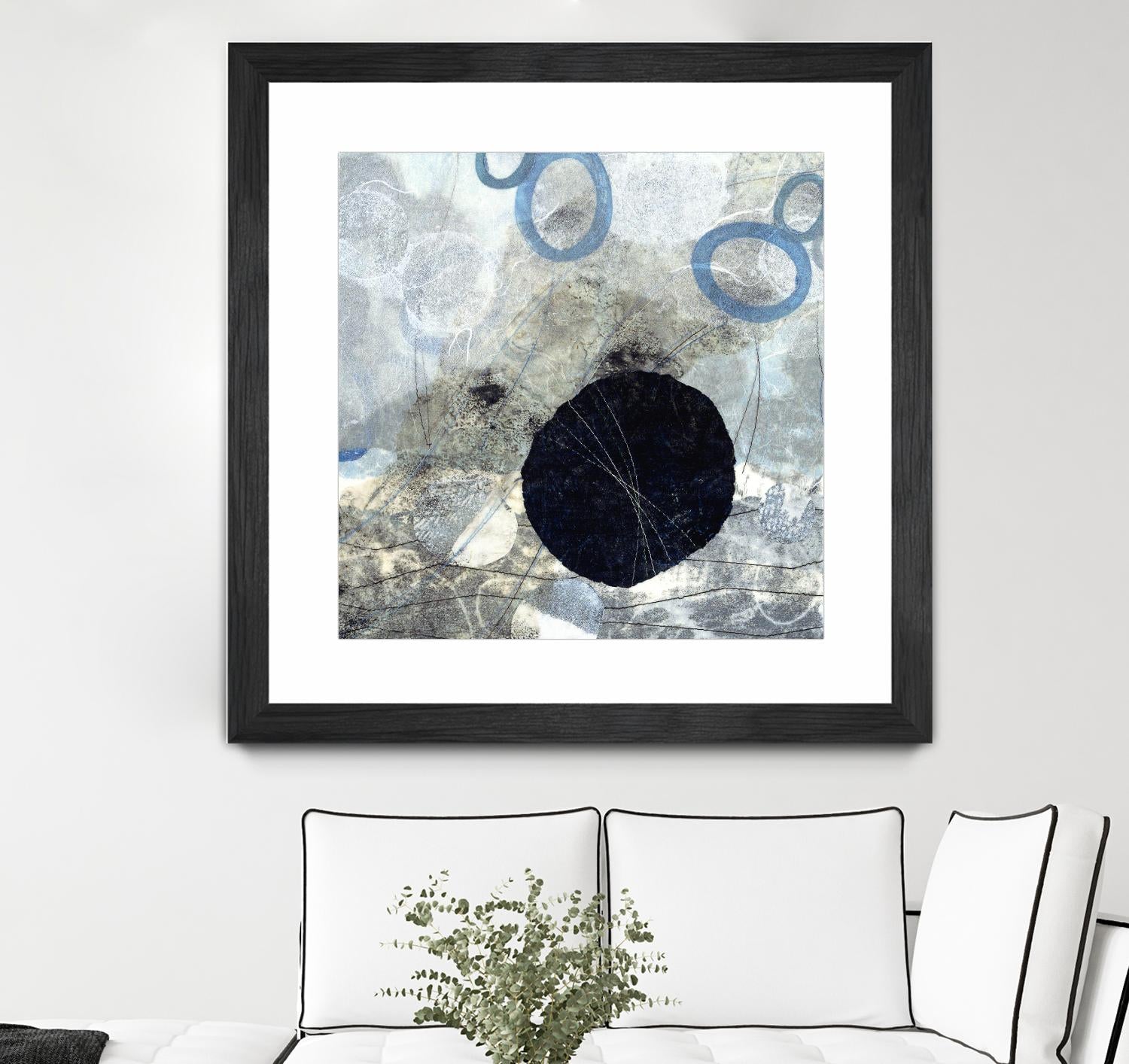 Pathways II: Crash by David Owen Hastings on GIANT ART - blue abstract