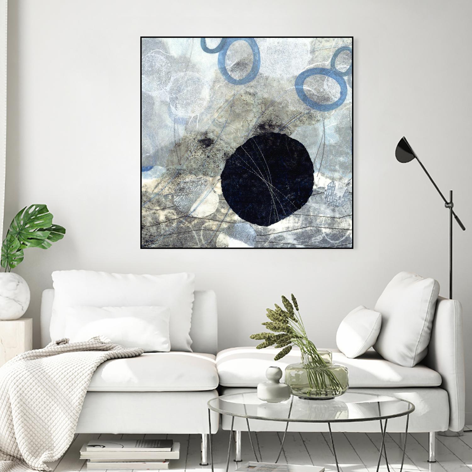 Pathways II: Crash by David Owen Hastings on GIANT ART - blue abstract