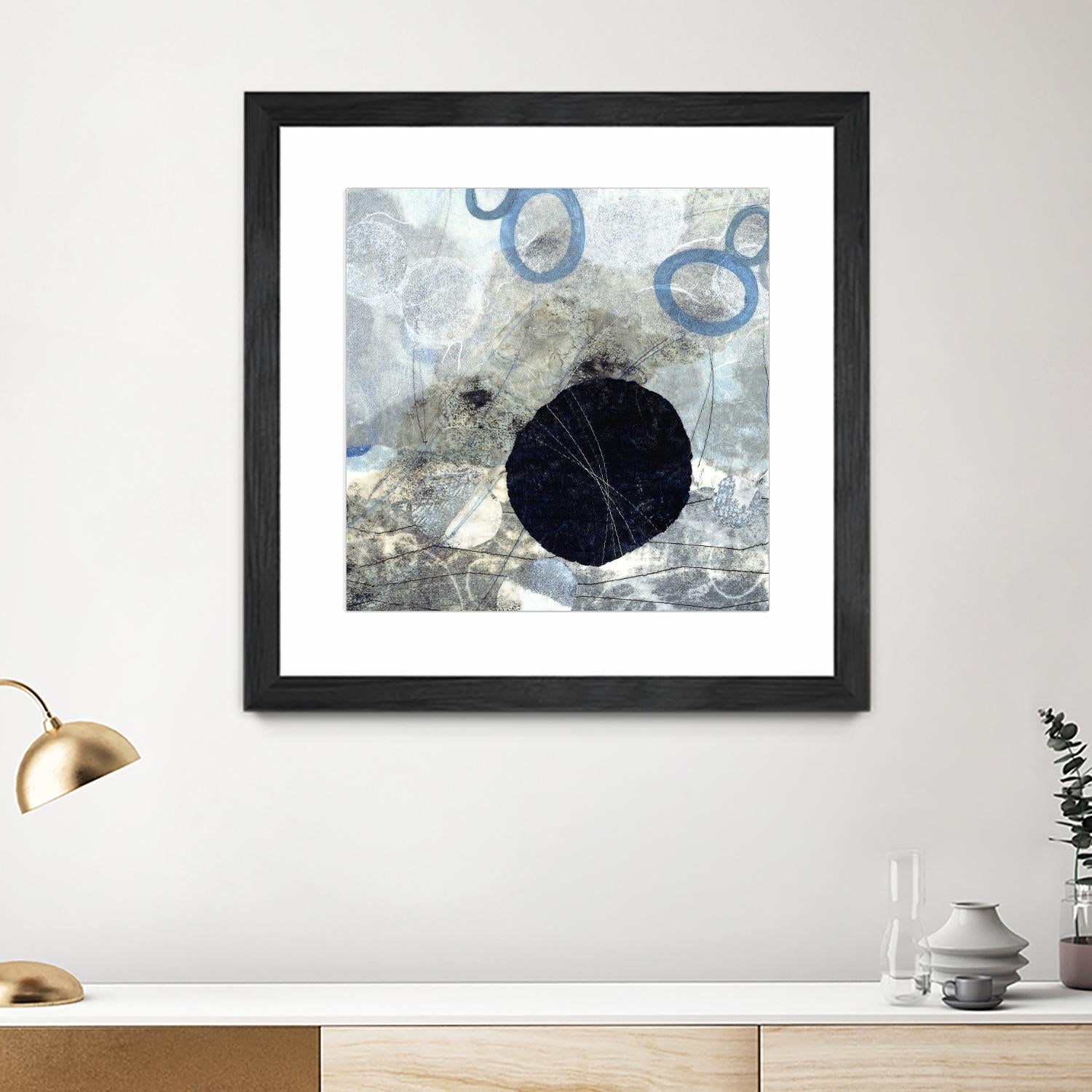 Pathways II: Crash by David Owen Hastings on GIANT ART - blue abstract