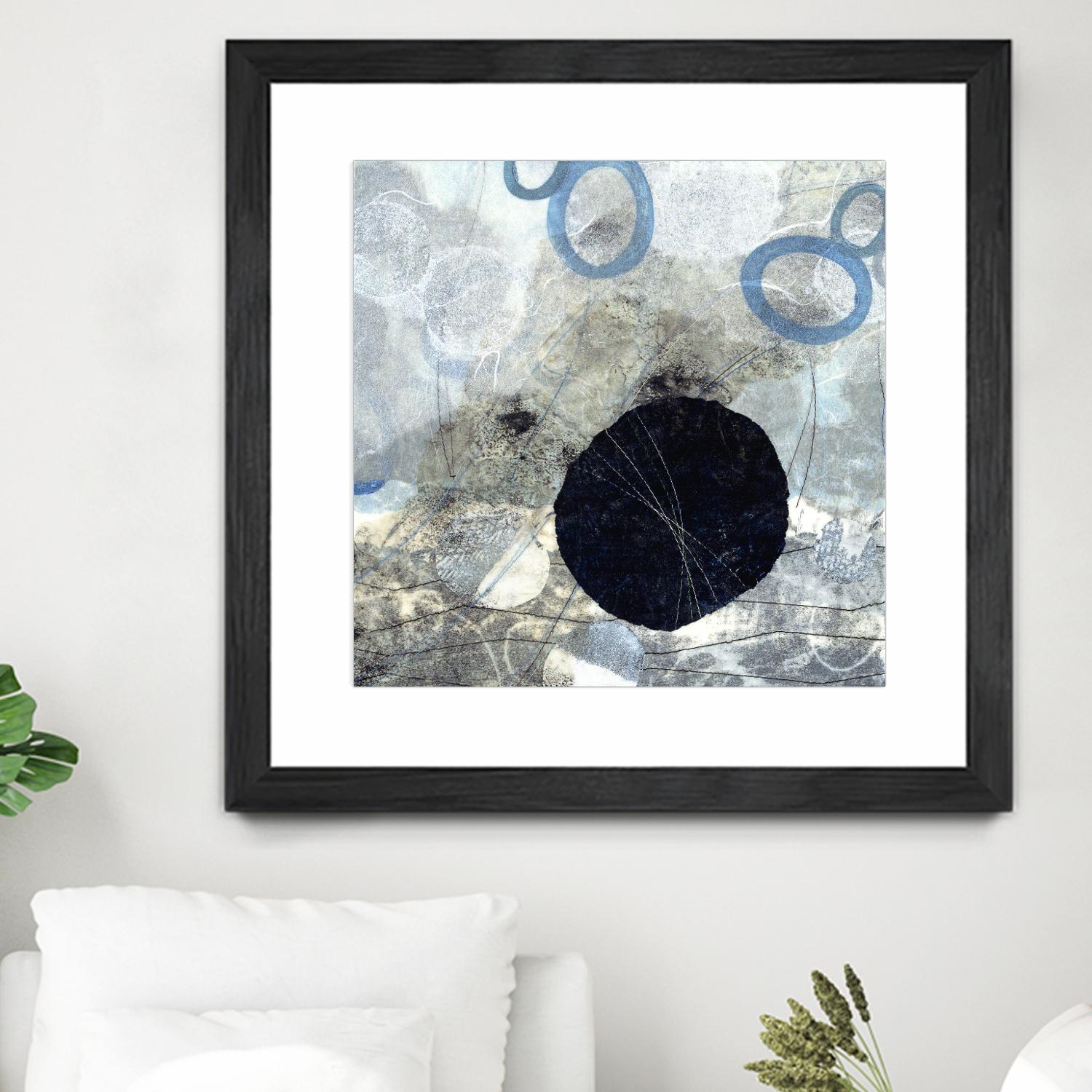 Pathways II: Crash by David Owen Hastings on GIANT ART - blue abstract