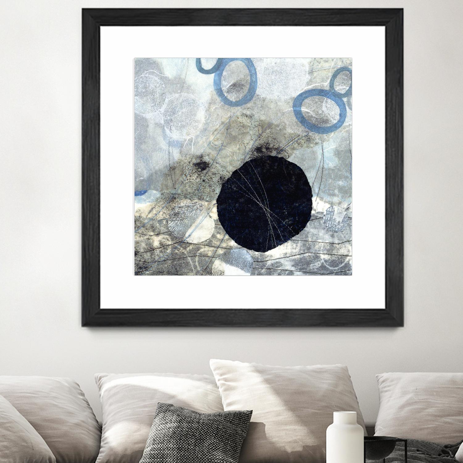 Pathways II: Crash by David Owen Hastings on GIANT ART - blue abstract