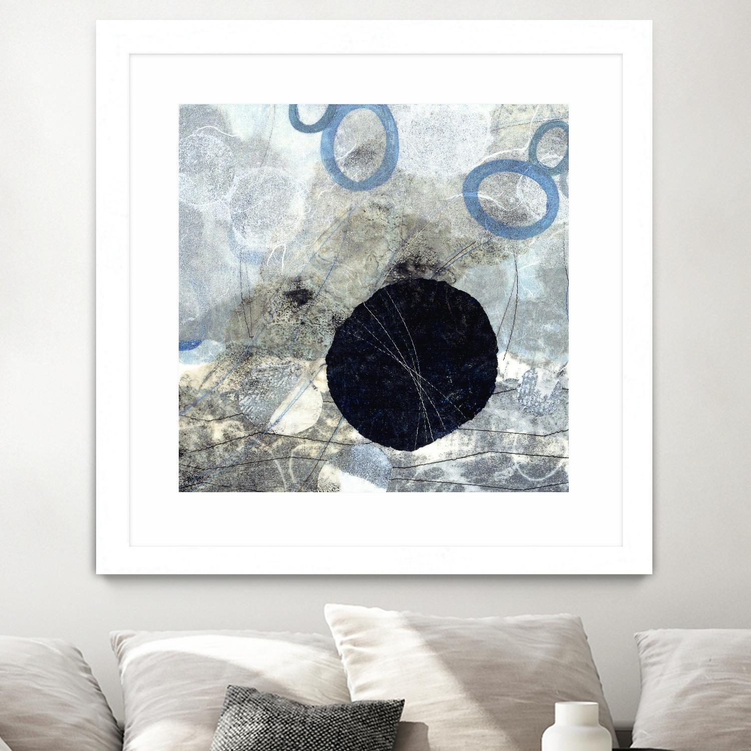 Pathways II: Crash by David Owen Hastings on GIANT ART - blue abstract