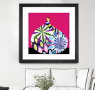 Hot House Flowers I by Mary Calkins on GIANT ART - black abstract