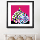 Hot House Flowers I by Mary Calkins on GIANT ART - black abstract