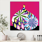 Hot House Flowers I by Mary Calkins on GIANT ART - black abstract