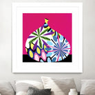 Hot House Flowers I by Mary Calkins on GIANT ART - black abstract