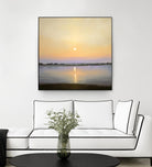 River Sunset by Matthew Hasty on GIANT ART - yellow landscape
