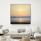 River Sunset by Matthew Hasty on GIANT ART - yellow landscape