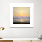 River Sunset by Matthew Hasty on GIANT ART - yellow landscape