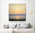 River Sunset by Matthew Hasty on GIANT ART - yellow landscape